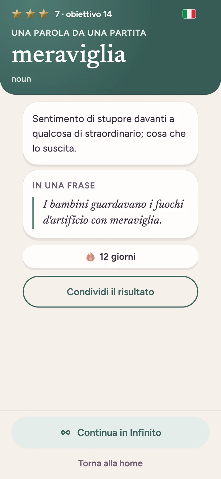 La parola del giorno, presa